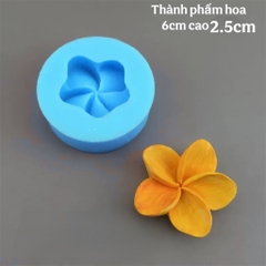 Khuôn Silicon - Hoa Sứ - 6cm 1B