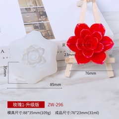 Khuôn Silicon - Hoa Cúc - Cánh Thẳng - 7.6cm