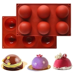 Khuôn Silicon - Mochi - Cầu - Kim Cương - Cầu 6.5cm H4 6c