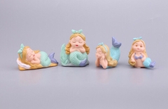 Tượng Thiên Thần - Tiên - Búp Bê Nhựa - PKD - Tiên Cá Nằm - 9cm
