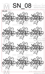 Decal Chủ Đề Sinh Nhật - DSN - DSN08