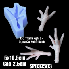 Khuôn Silicon - Món Ăn - Đùi Gà - Chân Gà 10.5cm