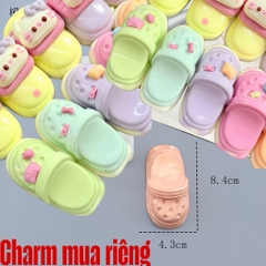 Khuôn Silicon - Em Bé Giày - Giày Dép Crocs Khúc Bạch K Charm