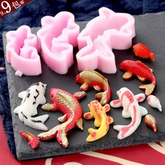 Khuôn Silicon - Biển - Cá Koi 9cm