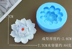Khuôn Silicon - Hoa Sen Thái Nở - Hoa Sen 9cm Mã B