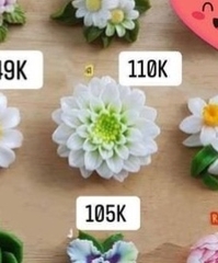 Khuôn Silicon - Hoa Thược Dược - 5.9cm - 3T - Nhụy