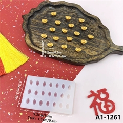 Khuôn Silicon - Thỏi Vàng - vàng 21c 1.3cm
