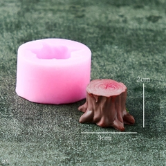 Khuôn Silicon - Gốc Thân Cây 2cm 1 Mảnh