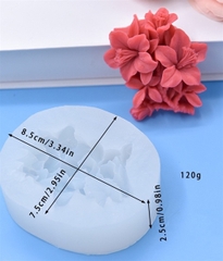 Khuôn Silicon - Chùm Hoa Cúc - Kèm Lá 6.7cm