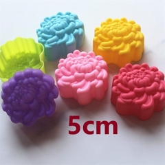 [10 cup] Khuôn Silicon - Cup Set 5cm - M27 - Mẫu Đơn