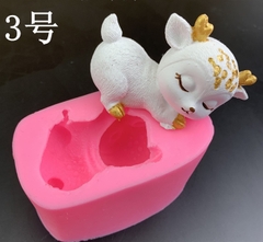Khuôn Silicon - Động Vật - Hươu Nai Tuần Lộc Noel - Chu Đít