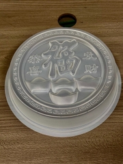 Khuôn Nhựa Vía Thần Tài Tròn - 16cm Cao 4.5cm