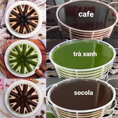 Khuôn Silicon - Đế - Tròn - Tròn Mặt Tam Giác 17.5cm