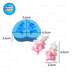 Khuôn Silicon - Chùm Hoa Tuyết X22-linh lan
