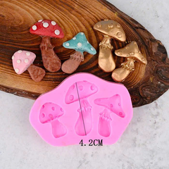 Khuôn Silicon - Rau Củ - Nấm - Vĩ 4cm 3c