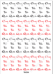 Decal Chủ Đề Hot - Vui Nhộn - DSN - TAO04 Cung tiễn táo quân
