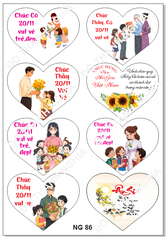 Decal Nhà Giáo 20/11 - DNG - DNG86