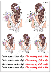 Decal Chủ Đề Phụ Nữ - DPN - DPN22