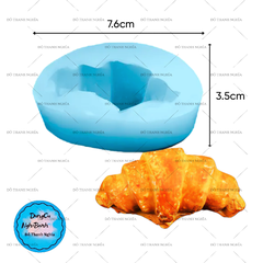 Khuôn Silicon - Bánh Mì Sừng Trâu 7.5cm