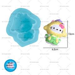 Khuôn Silicon - Mèo Kitty - Mèo Con Puppy 6.2cm