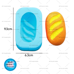 Khuôn Silicon - Món Ăn -  Bánh Mì Xúc Xích Khúc Bạch