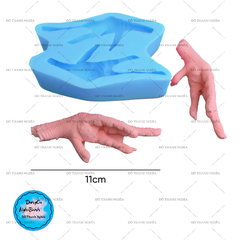 Khuôn Silicon - Món Ăn - Đùi Gà - Chân Gà Đôi 2C 11.2cm