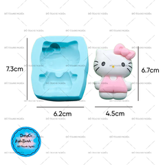 Khuôn Silicon - Mèo Kitty - Mẫu 1