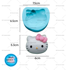Khuôn Silicon - Mèo Kitty - Mẫu 10