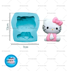 Khuôn Silicon - Mèo Kitty - Mẫu 5