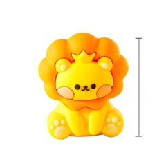 Khuôn Silicon Động Vật Con Sư Tử 2 Mảnh 5.5cm