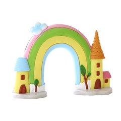 Khuôn Silicon - Bầu Trời - Cầu Vồng Lâu Đài 10cm