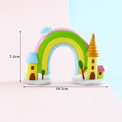 Khuôn Silicon - Bầu Trời - Cầu Vồng Lâu Đài 10cm