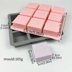 Khuôn Silicon - Vĩ Đế Vuông 9c