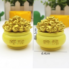 Khuôn Silicon - Hủ Vàng - 6.3cm Đứng SL75