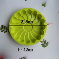 Khuôn Silicon - Đế - Cúc Khía Lớn 23 Cm