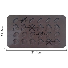 Khuôn Silicon - Lá 24c