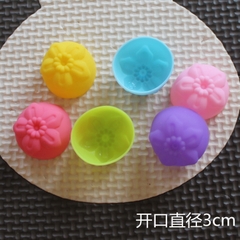 [10 cup] Khuôn Silicon - Cup Set 3cm - M51 - Cúc Cánh