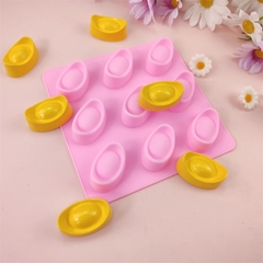 Khuôn Silicon - Thỏi Vàng - Vĩ 4cm 9c