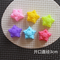 [10 cup] Khuôn Silicon - Cup Set 3cm - M39 - Ngôi Sao