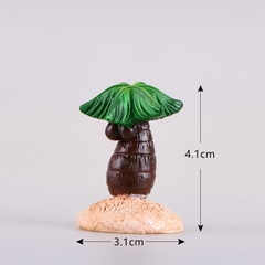 Khuôn Silicon - Gốc Thân Cây - Cây Dừa 2 Mảnh 6cm