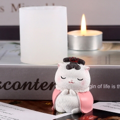 Khuôn Silicon - Động Vật - Mèo Hoàng Hậu 6.3cm