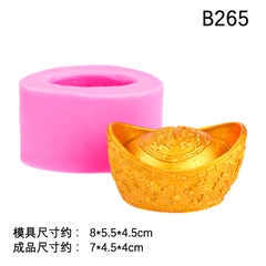 Khuôn Silicon - Thỏi Vàng - Thỏi Chữ 6.8cm