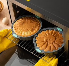 Khuôn Silicon - Đế - Quạt Thanh Viền - 24cm