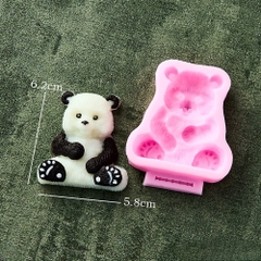 Khuôn Silicon - Động Vật - Gấu Trúc