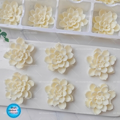 Khuôn Silicon - Sen Đá Cánh Tia Nhọn 6.8cm