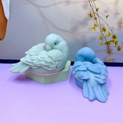 Khuôn Silicon - Động Vật - Chim 4d 10.6cm