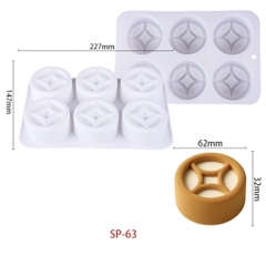 Khuôn Silicon - Vĩ Đế Đồng Tiền 6c