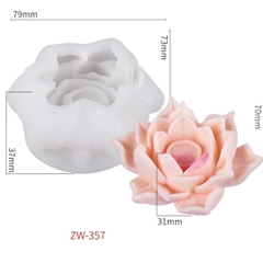 Khuôn Silicon - Hoa Sen Thái Nở - Hoa Sen-ZW-357  KT