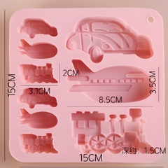 Khuôn Silicon - Xe Cộ - Vĩ Máy Bay Tàu Lửa 9C