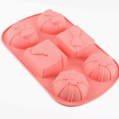 Khuôn Silicon - Vĩ Hộp Quà Nhỏ 6C